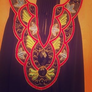 Cute boutique detailed braided tank EUC